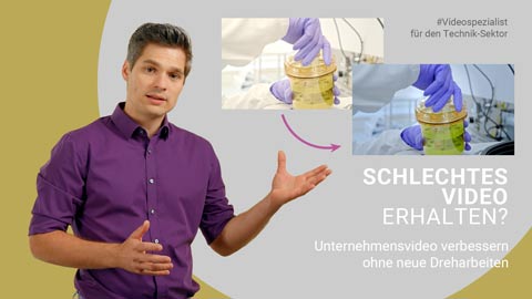 Blogbild: Schlechtes Unternehmens&shy;video erhalten? Diese 13 Dinge lassen sich oft noch retten
